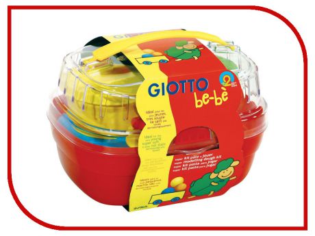 Набор для лепки Giotto Be-Be Bucket Паста для моделирования 4 цвета + инструменты 462600
