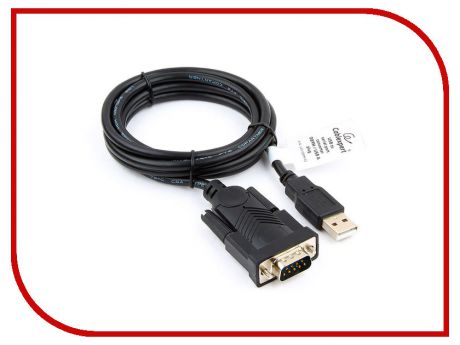 Аксессуар Gembird Cablexpert USB - Serial port AM/DB9M 1.5m Black UAS-DB9M-02