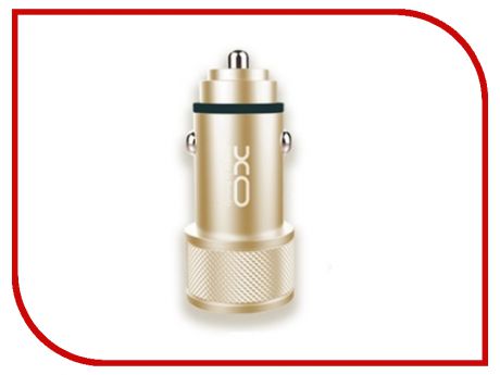 Зарядное устройство XO CC-02 2xUSB 2.4А Gold
