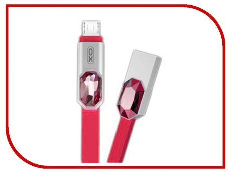 Аксессуар XO USB - MicroUSB 1.0m Red NB23