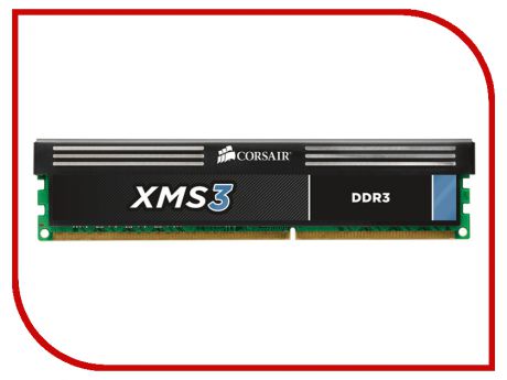 Модуль памяти Corsair XMS3 DDR3 DIMM 1600MHz PC3-12800 CL11 - 8Gb CMX8GX3M1A1600C11