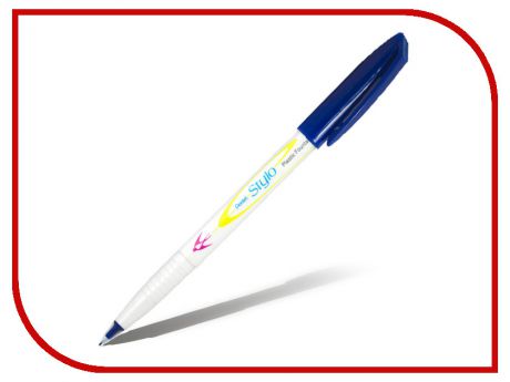 Ручка капиллярная Pentel Stylo 0.4/0.7mm Blue JM11-C