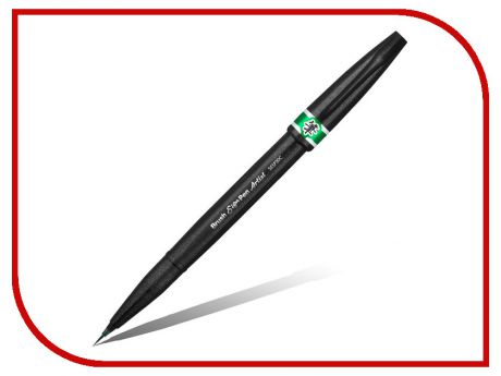 Кисть Pentel Brush Sign Pen Artist Ultra-Fine Green SESF30C-D