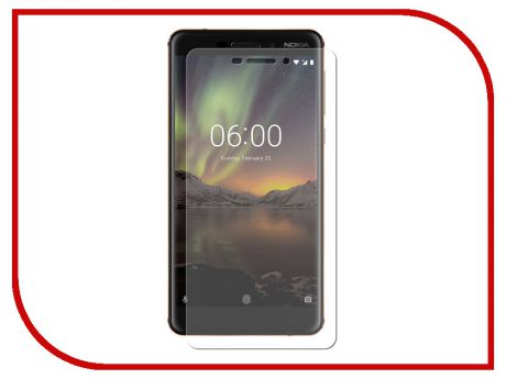 Аксессуар Защитная пленка LuxCase для Nokia 6 2018 Full Screen Transparent 88635