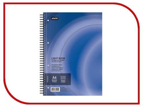 Бизнес-тетрадь Attache Selection LightBook A4 100 листов Blue 494589