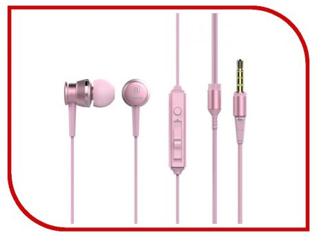 Baseus Lark Series Wired Earphones 1.2m Pink WEBASEEJ-LA04 906057