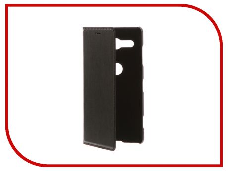 Аксессуар Чехол-книжка Brosco для Sony Xperia XZ2 Compact Black XZ2C-BOOK-BLACK