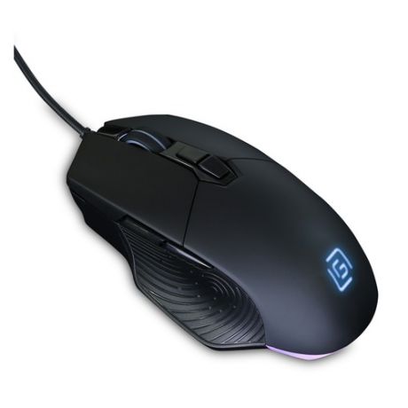 Мышь OKLICK 995G, игровая, оптическая, проводная, USB, черный