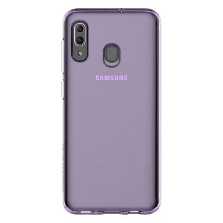 Чехол (клип-кейс) SAMSUNG araree A cover, для Samsung Galaxy A20, фиолетовый [gp-fpa205kdaer]