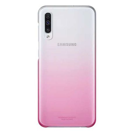 Чехол (клип-кейс) SAMSUNG Gradation Cover, для Samsung Galaxy A50, розовый [ef-aa505cpegru]