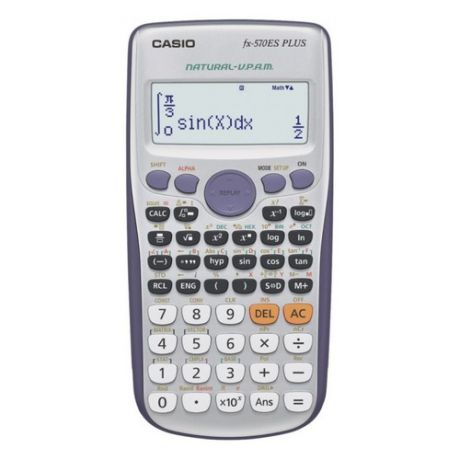 Калькулятор CASIO FX-570ESPLUS, 10-разрядный, серый