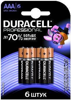 Duracell Professional AAA (6шт.)