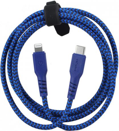 EnergEA FibraTough USB TypeC - Apple 8pin 1.5м (синий)