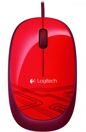 Logitech M105 Mouse optical USB (красный)