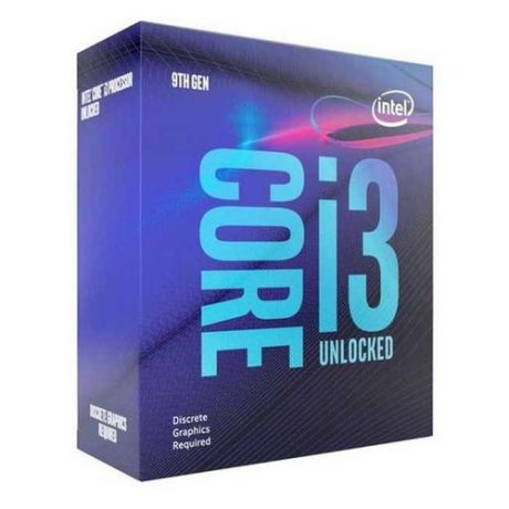 Процессор INTEL Core i3 9100F, LGA 1151v2, BOX [bx80684i39100f s rf7w]