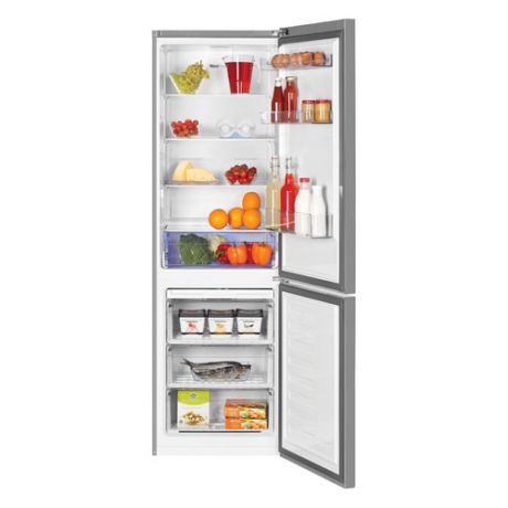 Холодильник BEKO RCNK321E20S, двухкамерный, серебристый