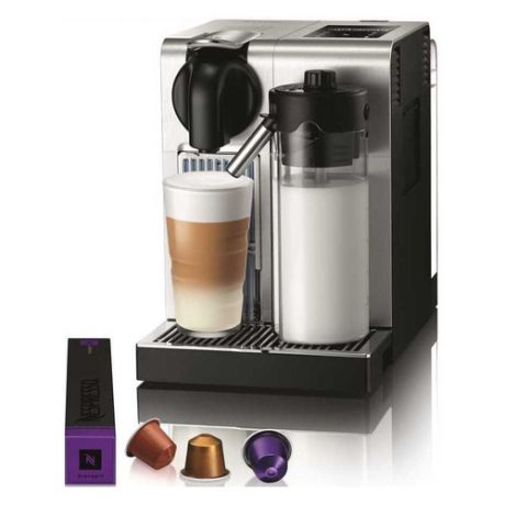 Капсульная кофеварка DELONGHI Nespresso Latissima EN 750.MB Pro, 1400Вт, цвет: серебристый [0132192223]