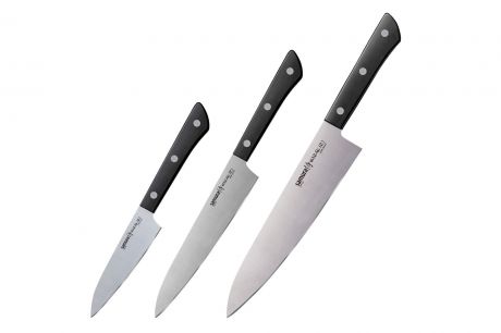 Набор из 3-х кухонных ножей Samura "Harakiri" (SHR-0220B)