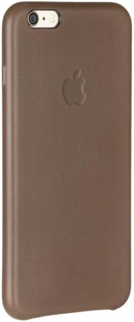 Клип-кейс Apple для iPhone 6S Plus кожаный (коричневый)