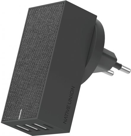 Сетевое зарядное устройство Native Union Smart IC 3 USB 1 Type-C 5.4A (серый)