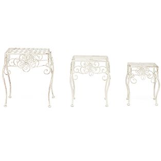 Столики (набор 3 шт.) Secret De Maison Garden (PL08-5824) Доступные цвета: Antique White