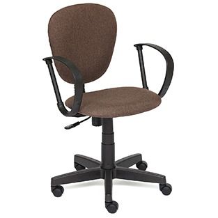 Кресло офисное из ткани TetChair CH 413 (brown) Доступные цвета обивки: Коричневая ткань