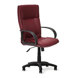Кресло офисное TetChair Davos Доступные цвета обивки: Искусств. бордовая кожа