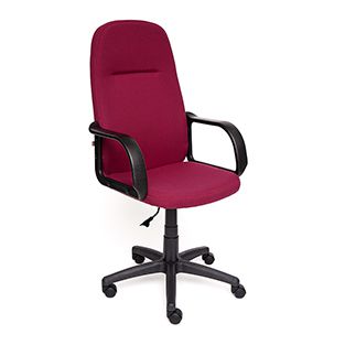 Кресло офисное TetChair Leader Доступные цвета обивки: Бордовая ткань