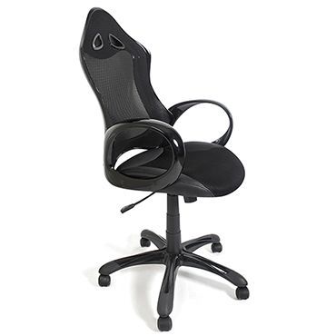 Кресло компьютерное TetChair Сохо (Soho) Доступные цвета обивки: Черная искусств. кожа + сетка