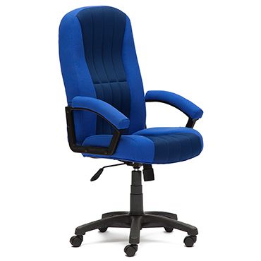 Кресло офисное TetChair СH 888 ткань/сетка Доступные цвета обивки: Синяя ткань + синяя сетка