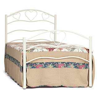 Кровать односпальная Рокси (Roxie) + основание Доступные цвета: Розовый (90 x 200 см)