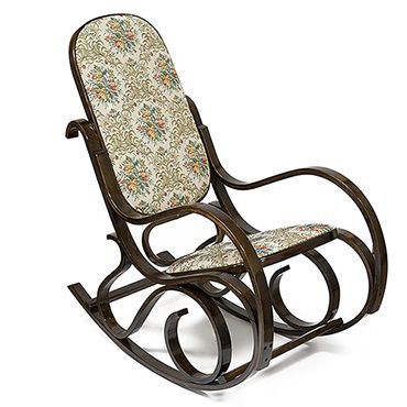 Кресло-качалка плетёное RC-8001 (Гобелен) Доступные цвета: Орех кресло-качалка