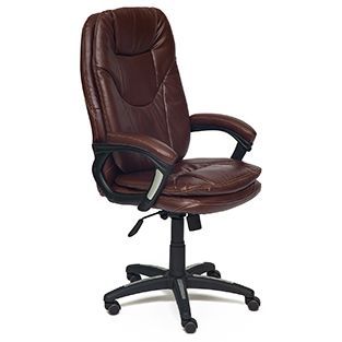 Кресло офисное TetChair Комфорт (Comfort) Доступные цвета обивки: Искусств. чёрная кожа