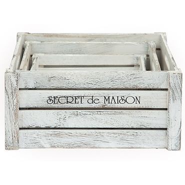 Набор ящиков Secret De Maison Ciboire (Сибуар) HX16-832 S/3 Доступные цвета: Античный белый