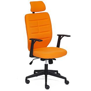 Кресло офисное Кара-1 (Kara-1 orange) Доступные цвета обивки: Оранжевая ткань