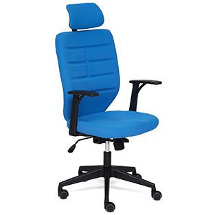 Кресло офисное Кара-1 (Kara-1 blue) Доступные цвета обивки: Синяя ткань