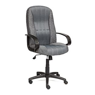 Кресло офисное TetChair CH 833 Доступные цвета обивки: Серая ткань + серая сетка