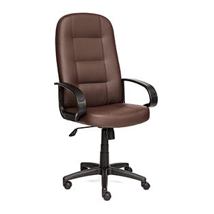 Кресло офисное TetChair CH 747 Доступные цвета обивки: Искусств. коричневая кожа