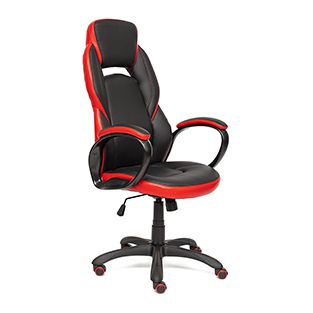 Кресло офисное iCrown Доступные цвета обивки: Чёрно-красная искусств. кожа