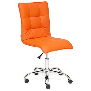 Кресло офисное TetChair Zero Доступные цвета обивки: Оранжевая искусственная кожа
