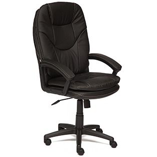 Кресло офисное TetChair Comfort LT ( black) Доступные цвета обивки: Искусств. чёрная кожа