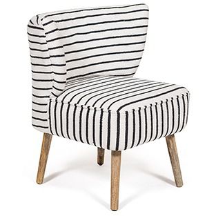 Кресло Secret De Maison Bolzano (black/white stripes) Доступные цвета: Alba black/white stripes