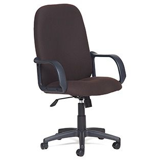 Кресло офисное TetChair Бюро (Buro brown ЗТ-08) Доступные цвета обивки: Коричневая ткань
