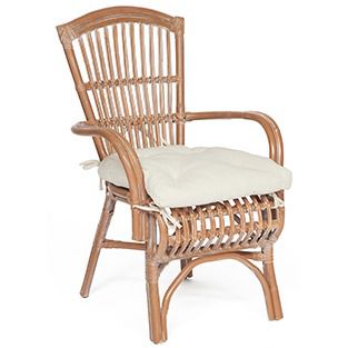 Кресло из натурального ротанга Secret De Maison Levy (Левай) Доступные цвета: Натуральный/whitewashed