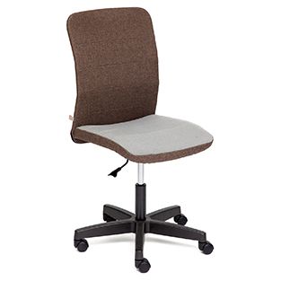 Кресло компьютерное TetChair Бесто (Besto Brown) Доступные цвета обивки: Коричневая ткань + серая ткань