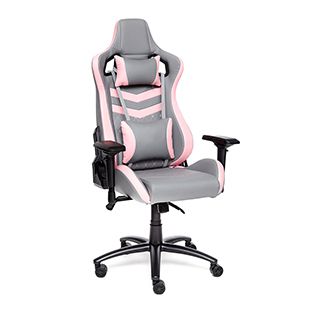 Кресло компьютерное iPinky Доступные цвета обивки: Искусственная кожа серый/розовый