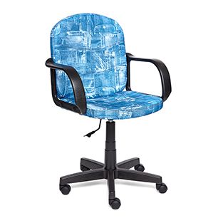 Кресло компьютерное TetChair Baggi Доступные цвета обивки: Ткань «Джинса»