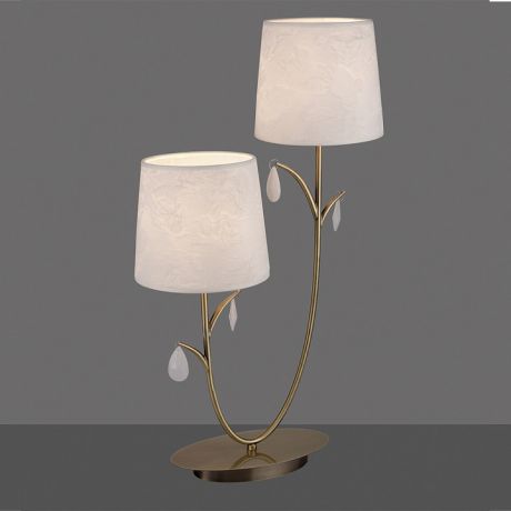 Настольная лампа декоративная Andrea Cuero Satinado 6338