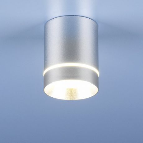 Накладной светильник DLR021 9W 4200K хром матовый