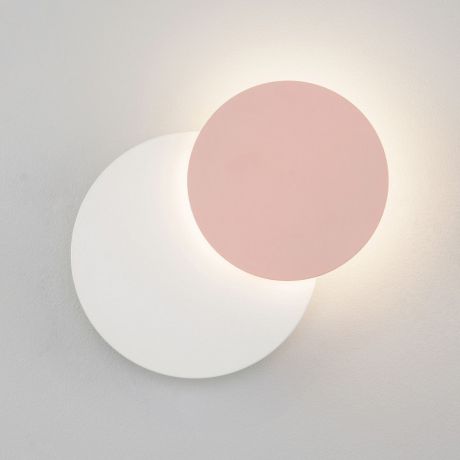 Накладной светильник Figure 40135/1 белый/розовый 6W